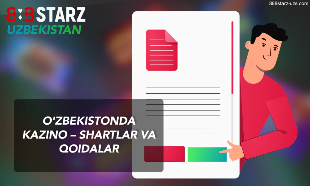 888Starz - Oʻzbekistonlik oʻyinchilar va tikuvchilar uchun foydalanish shartlari